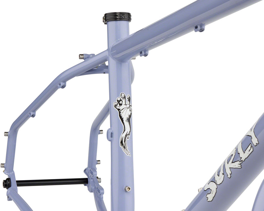 Surly Grappler Frameset - 27.5", Steel, Purple Dust Bunny - Image 3
