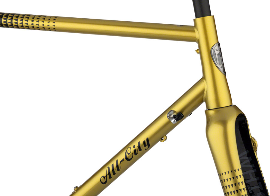 All-City Zig Zag Frameset - 700c, Steel, Golden Leopard - Image 2