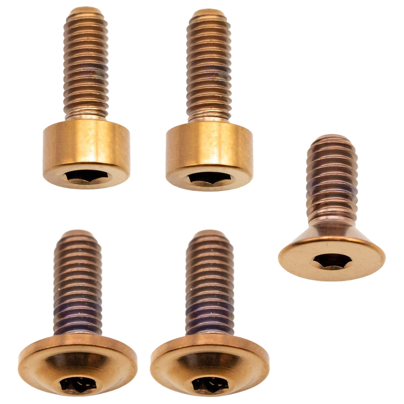 Better Bolts Fox 36 Fork Ti Bolt Kit 2016-2020 Fit4 Copper 5/Ct