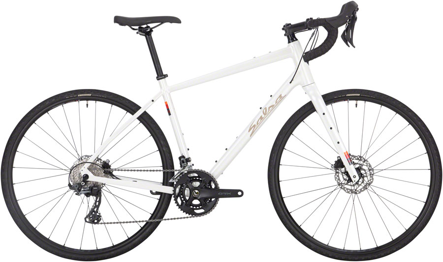 Salsa Journeyer GRX 600 700 Bike - 700c Aluminum White 49cm Salsa Journeyer GRX 600 700 Bike - 700c Aluminum White 49cm