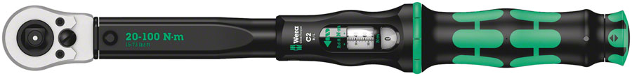 Wera Click-Torque C 2 Push R/L Adjustable Torque Wrench - 20-100 Nm Wera Click-Torque C 2 Push R/L Adjustable Torque Wrench - 20-100 Nm