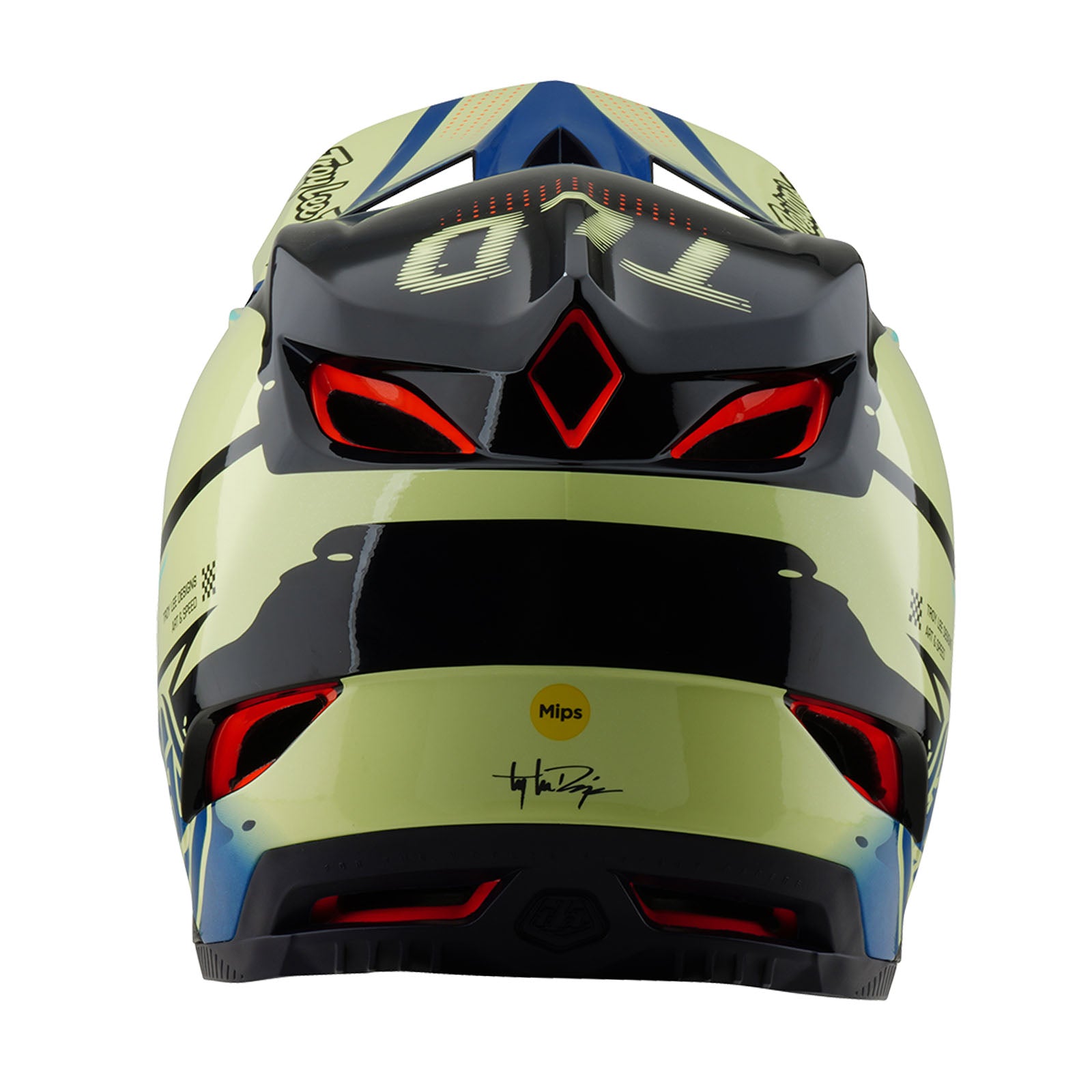D4 Composite Helmet Drip Glo Yellow - Image 3