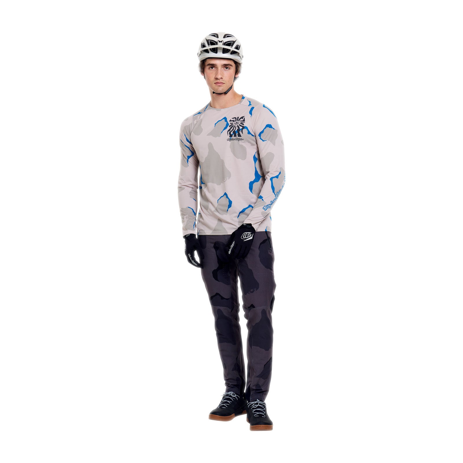 Skyline Pro LS Jersey Flow Camo Pumice - Image 8