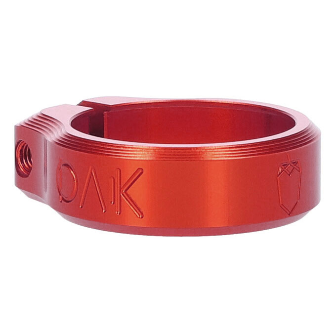 OAK Components Orbit Seatpost Clamp 38.5mm Red