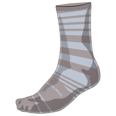 Endura Block Sock Titanium L/XL