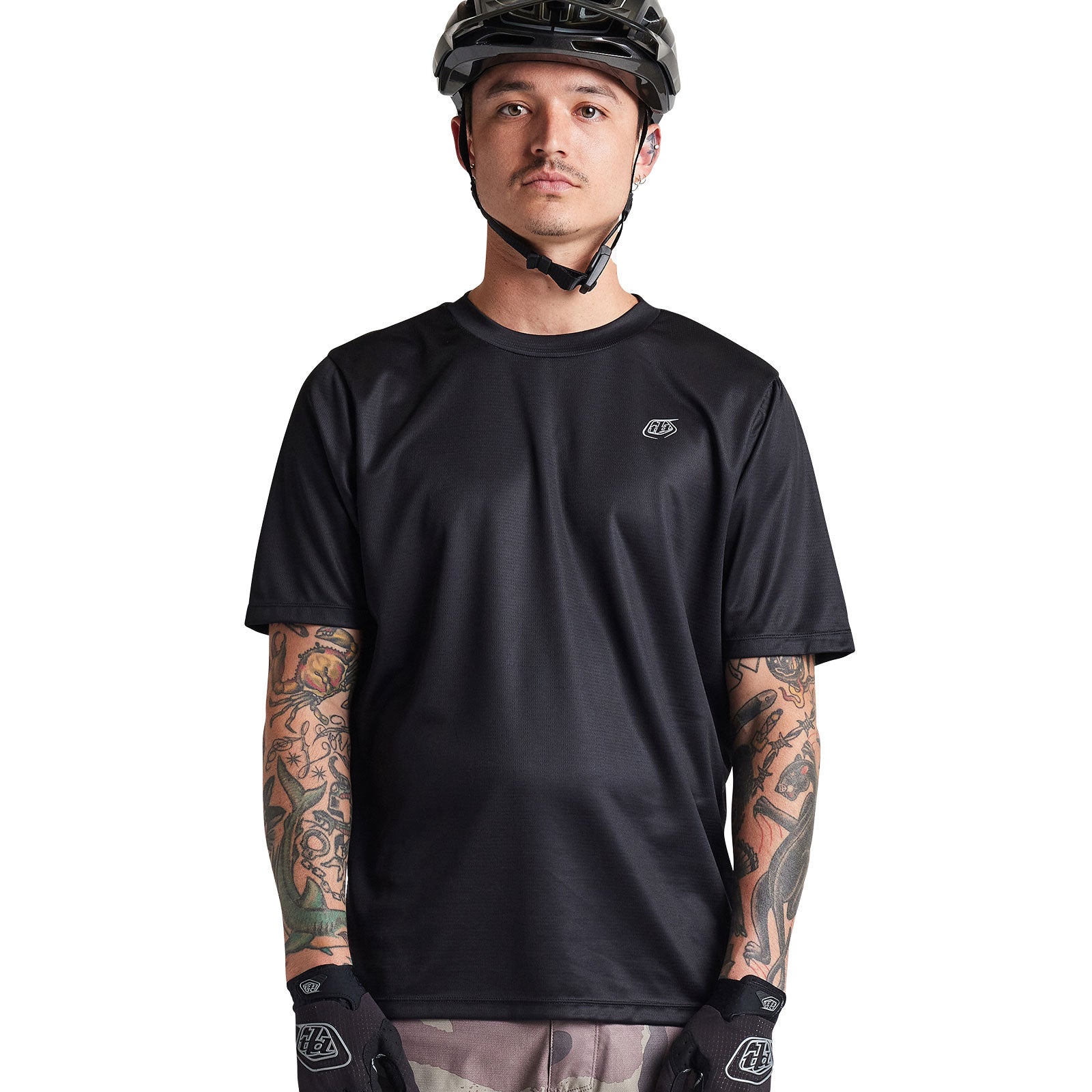 Flowline SS Jersey Solid Black - Image 2