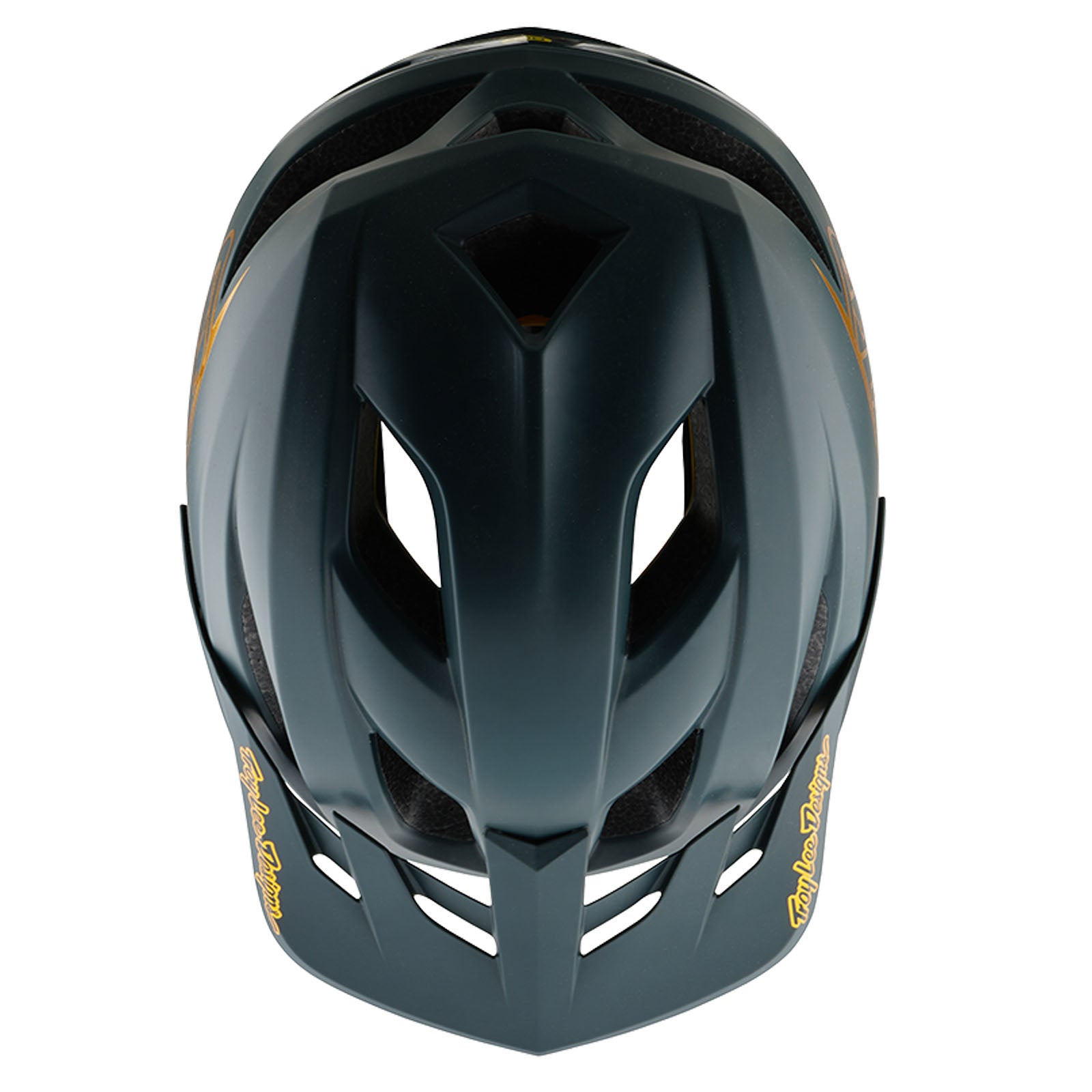 Youth Flowline Helmet Point Gray / Gold - Image 4