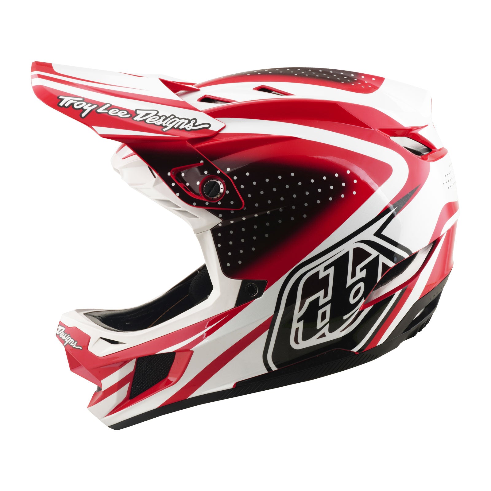D4 Polyacrylite Helmet the Line Fire / White D4 Polyacrylite Helmet the Line Fire / White