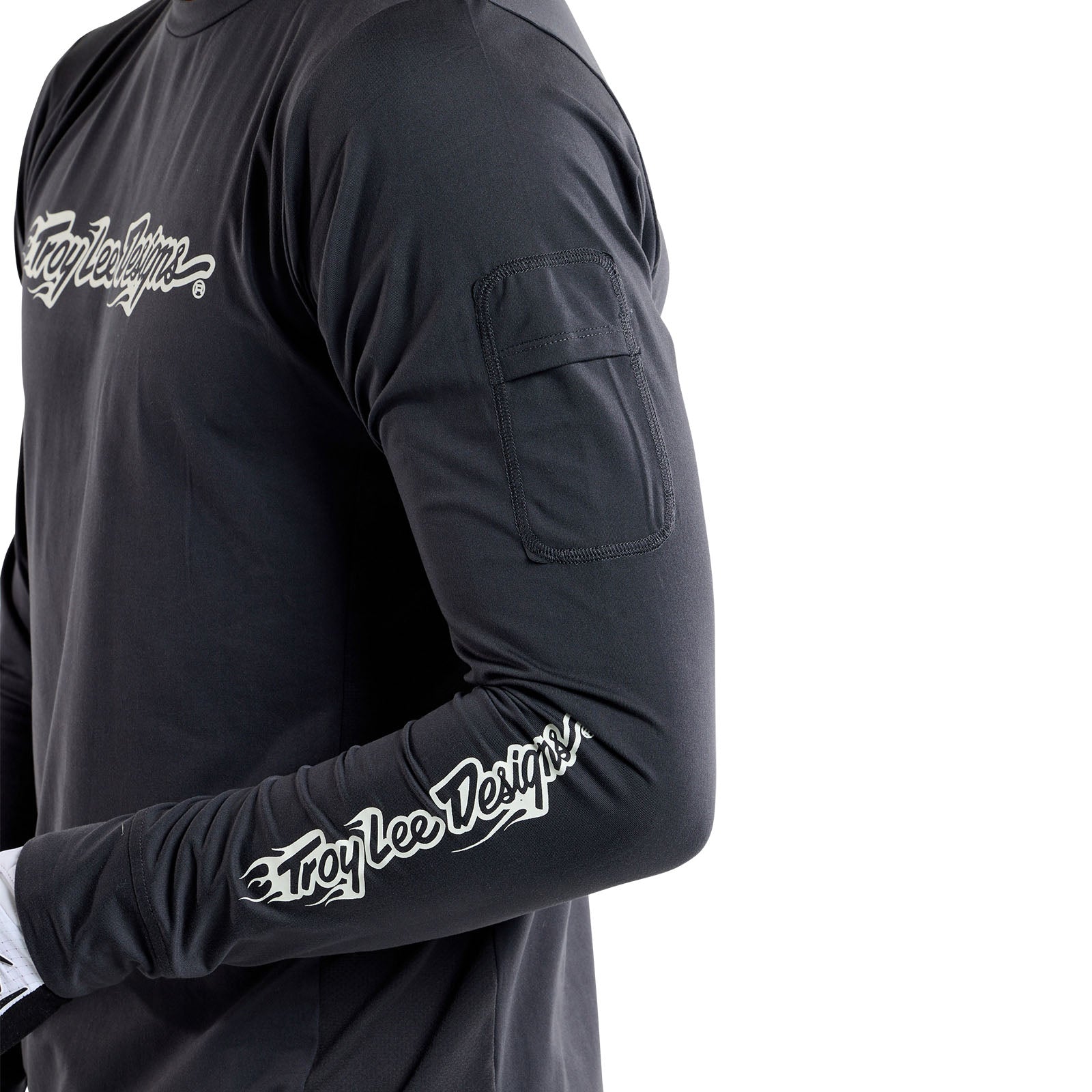 Ruckus Long Sleeve Ride Tee Burn Out Carbon - Image 14