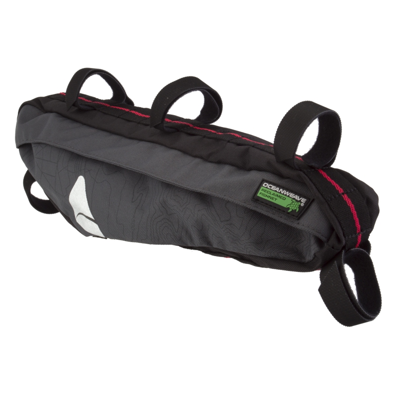 Axiom Seymour Oceanweave Framepack Bag P2.5 Velcro Straps 16.5x3.9x2.4” 153 c.i. Grey/Black