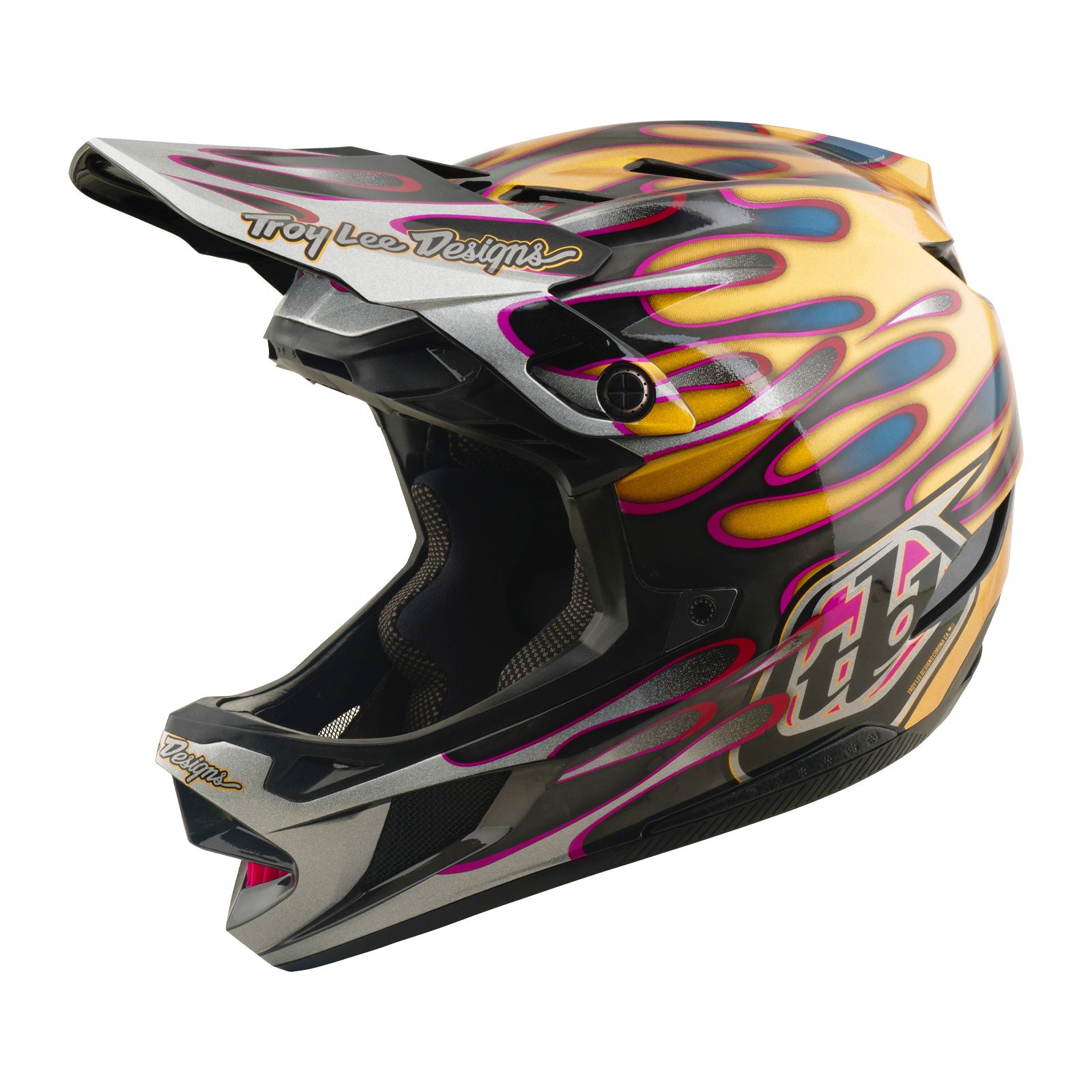 D4 Carbon Helmet Overspray Gold / Black - Image 8