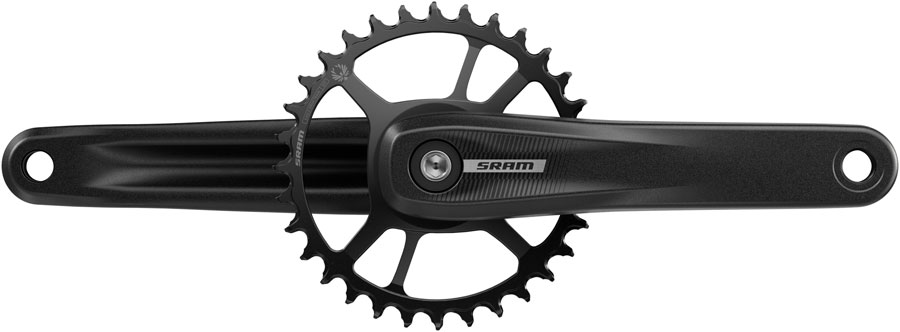 SRAM S100 Eagle Crankset - 155mm 32t Steel Chainring Aluminum Crankarms For Powerspine Bottom Bracket BLK 52mm Chainline B1