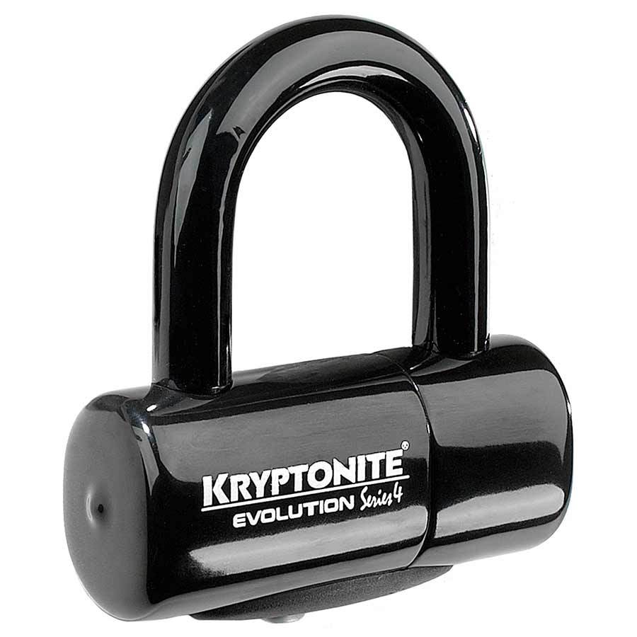 Kryptonite Evolution Series 4 Disc U-Lock Key 46x53mm 1.8'' x 2.1'' Thickness in mm: 14mm Black Kryptonite Evolution Series 4 Disc U-Lock Key 46x53mm 1.8'' x 2.1'' Thickness in mm: 14mm Black