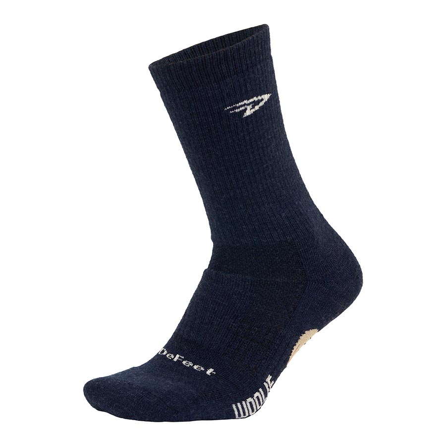 DeFeet Woolie Boolie 6'' Socks Logo Navy M Pair