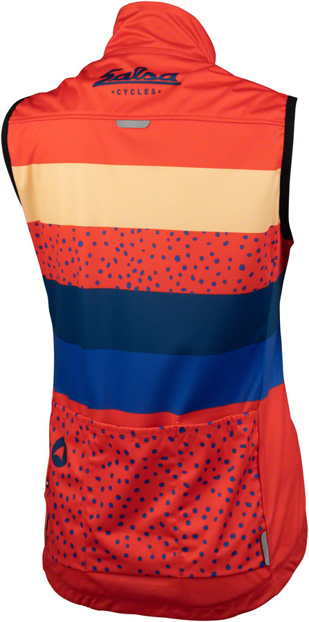 Salsa Team Polytone Women's Vest - Red w/ Stripes - Image 2
