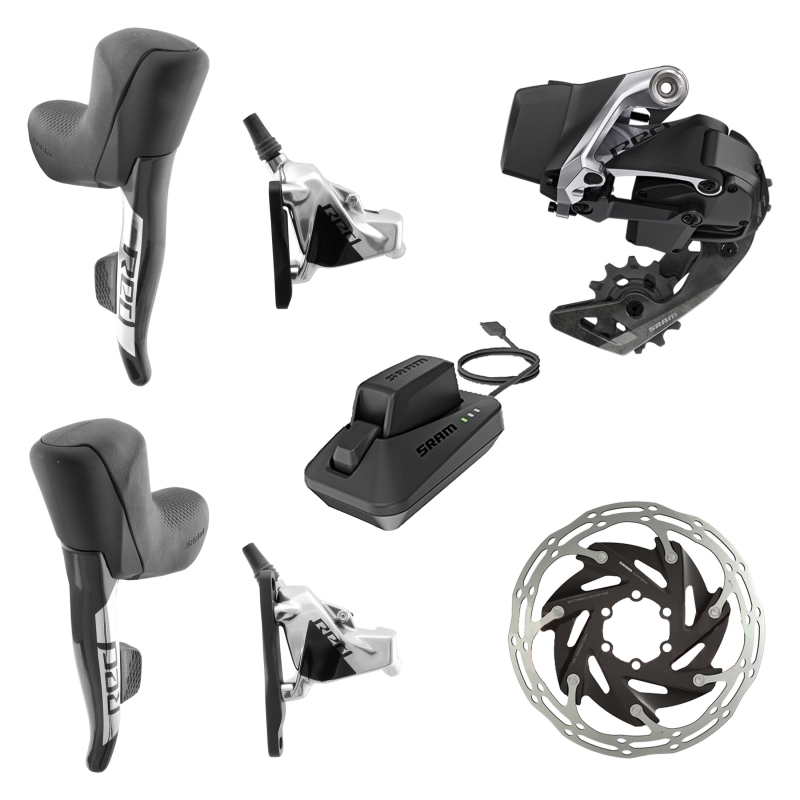 Sram Red AXS eTap HRD 1x Electronic Road Groupset  Black