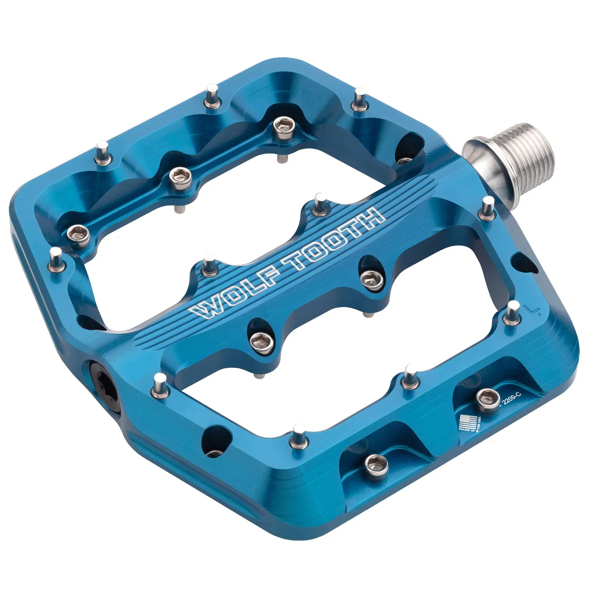 Wolf Tooth Components Waveform Platform Pedal Small Blue Wolf Tooth Components Waveform Platform Pedal Small Blue