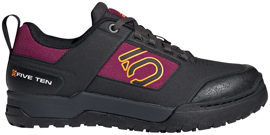 Five Ten Impact Pro Flat Shoes - Women's, Core Black / Signal Orange / Power Berry - Image 2