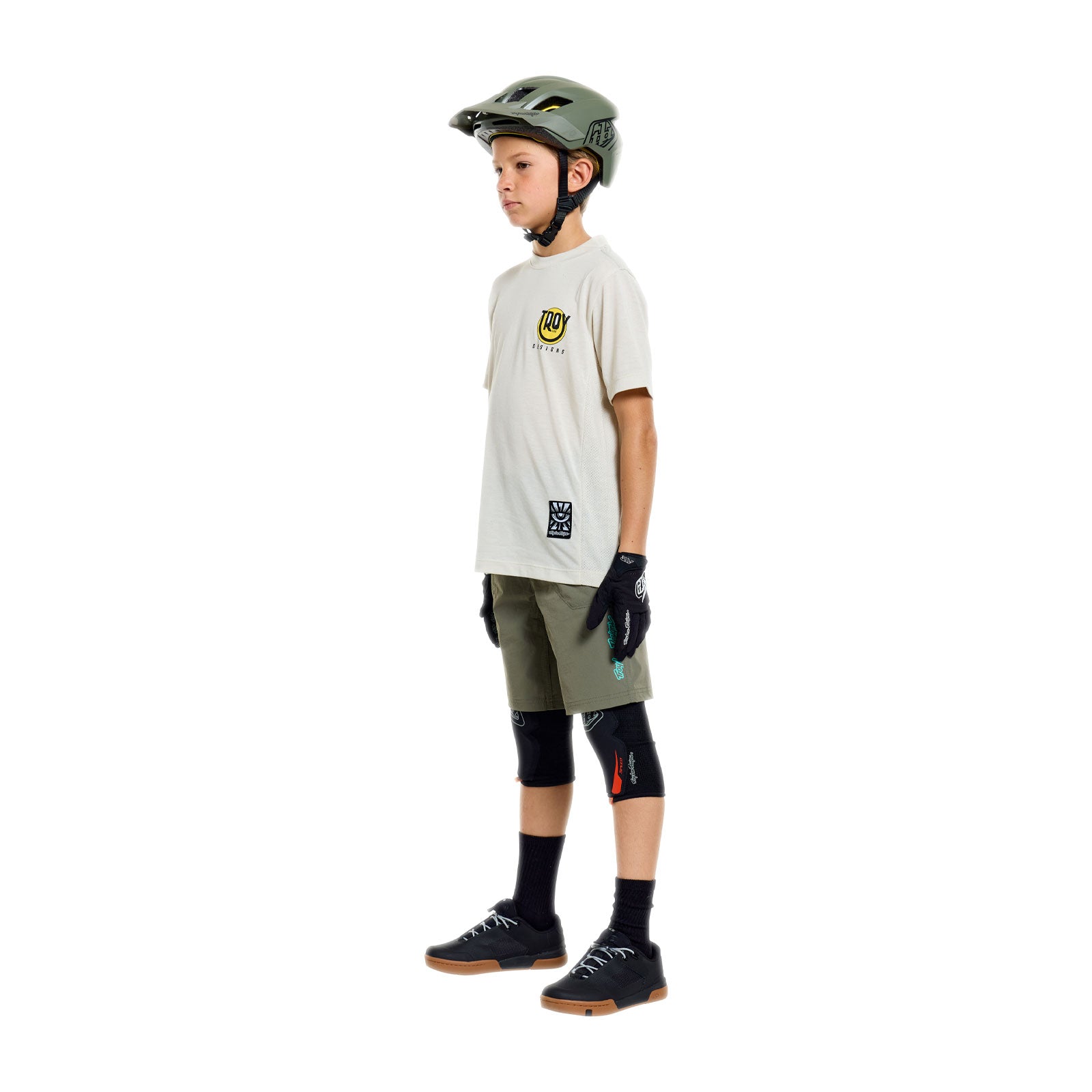 Youth Skyline Trail Short Shell Mono Army - Image 11