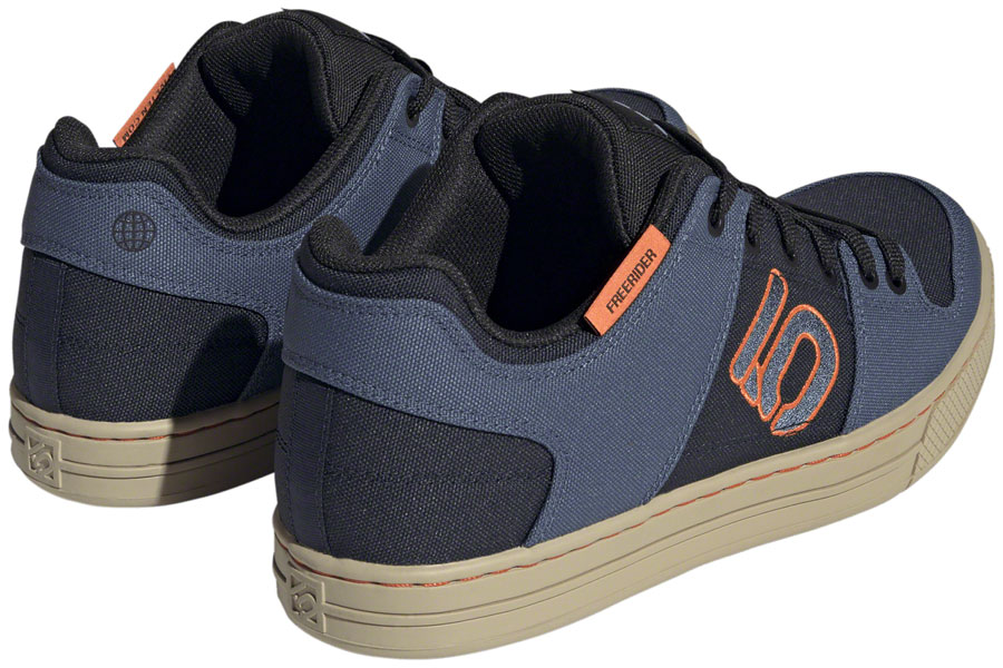 Five Ten Freerider Canvas Flat Shoes - Men's, Core Legend Ink/Wonder Steel/Impact Orange - Image 2