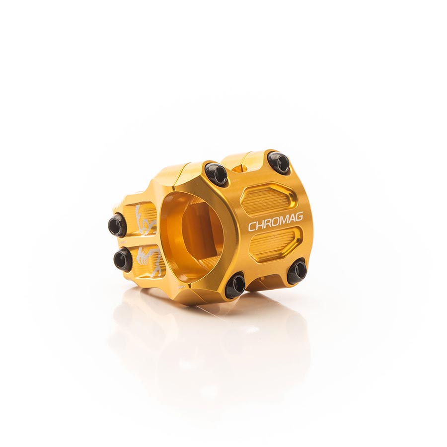 Chromag Riza Stem Diameter: 35mm Length: 45mm Steerer: 1-1/8'' 0° Gold