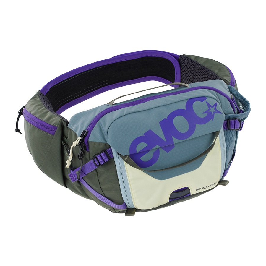 EVOC Hip Pack Pro 3  Steel/ Violet/ Dark Olive
