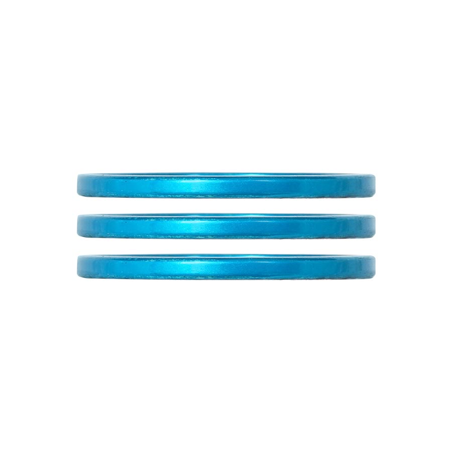 Industry Nine iRiX Headset Spacer 1-1/8'' Height: 2.5mm Aluminum Turquoise 3pcs