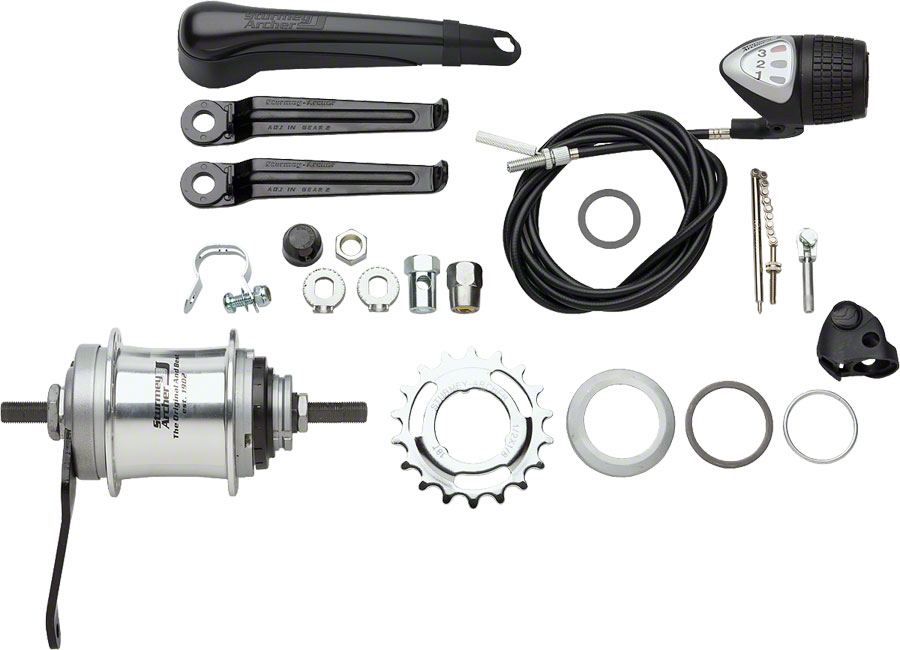 Sturmey Archer S30 3-Speed Hub - Silver - Image 4