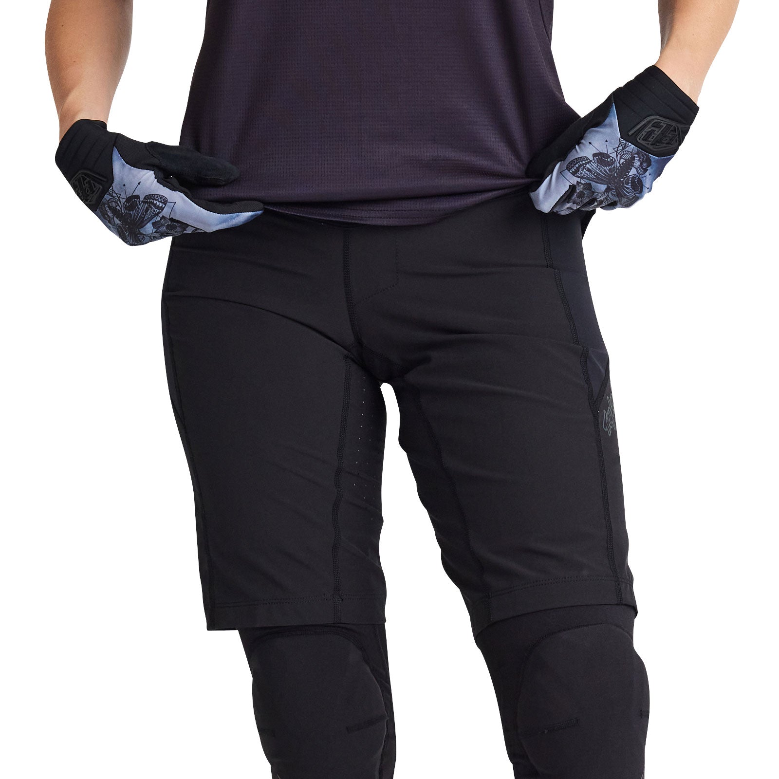 Womens Luxe Short No Liner Solid Black - Image 5