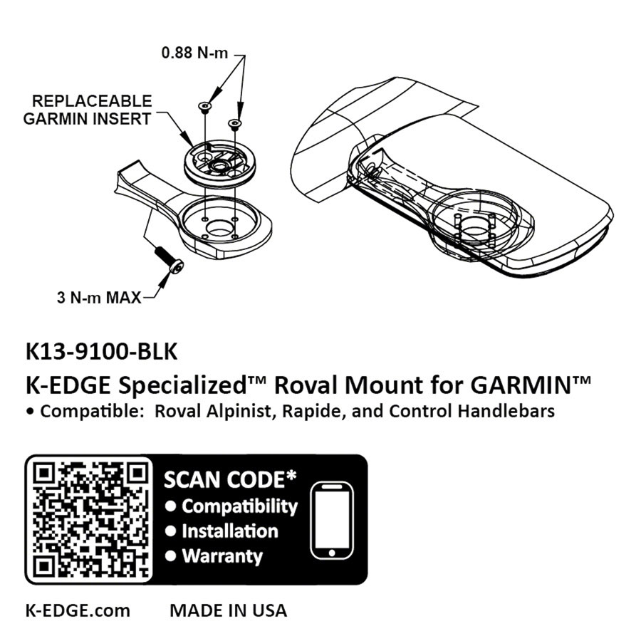 K-Edge Garmin Specialized Roval Mount - Image 4