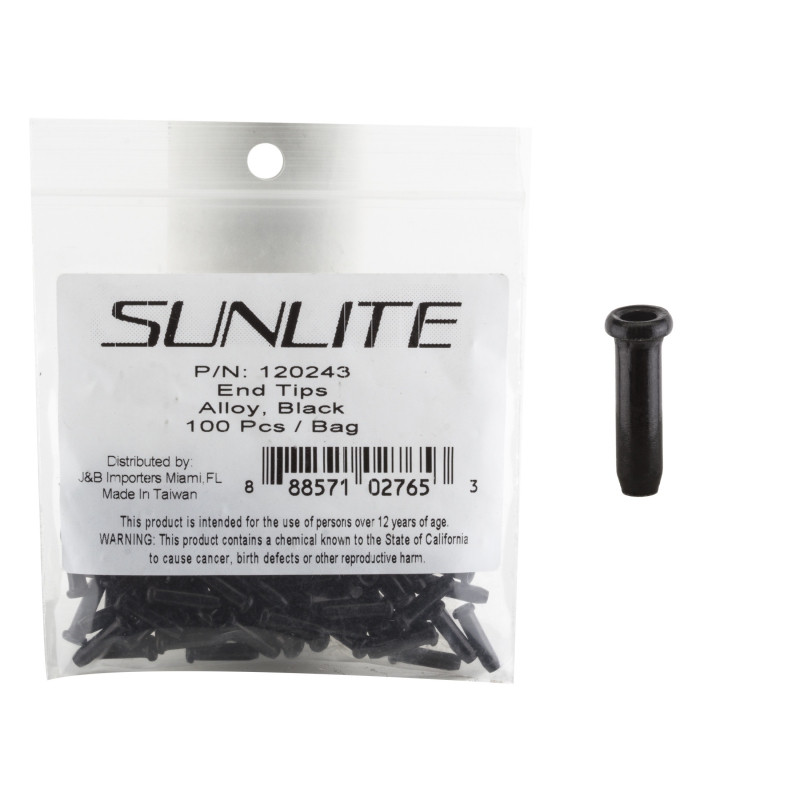 Sunlite Cable Tips  Black Bag of 100