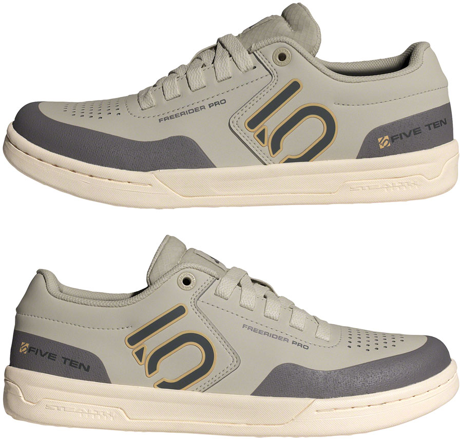 Five Ten Freerider Pro Flat Shoes - Men's, Putty Gray/Carbon/Charcoal - Image 2