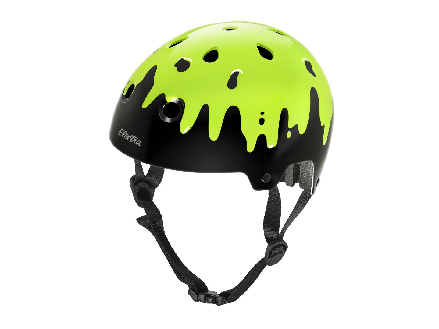Electra Lifestyle Slime Large Black/Green CPSC Helmet Electra Lifestyle Slime Large Black/Green CPSC Helmet