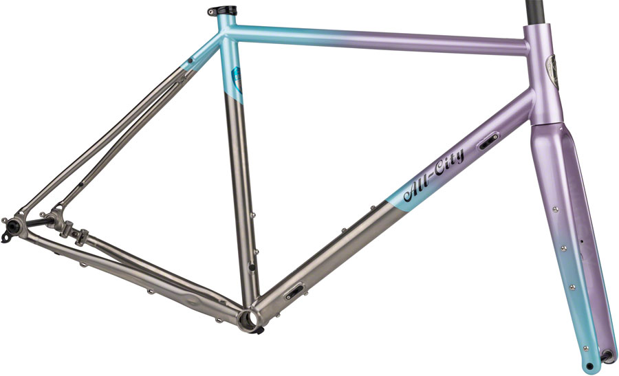 All-City Cosmic Stallion Ti Frameset - 700c/650b, Titanium, Laser Prism