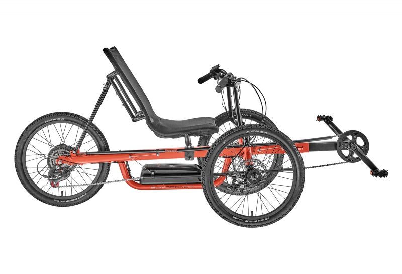 Sun seeker E-Eco Tad B1 SX Electric Tadpole Unisex 30-52` X-Seam Matt-Rust 20` Black 70.5-78.75` 7 Speed Disc Brake