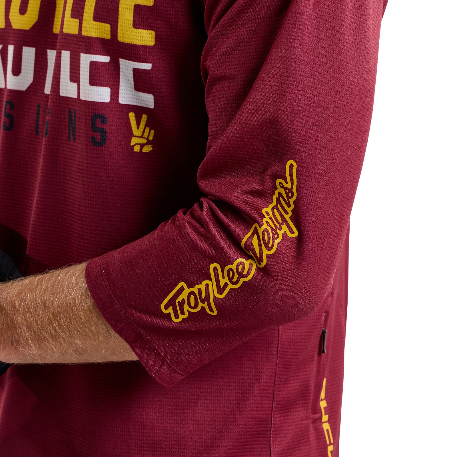 Ruckus 3/4 Jersey Spun Oxblood - Image 14