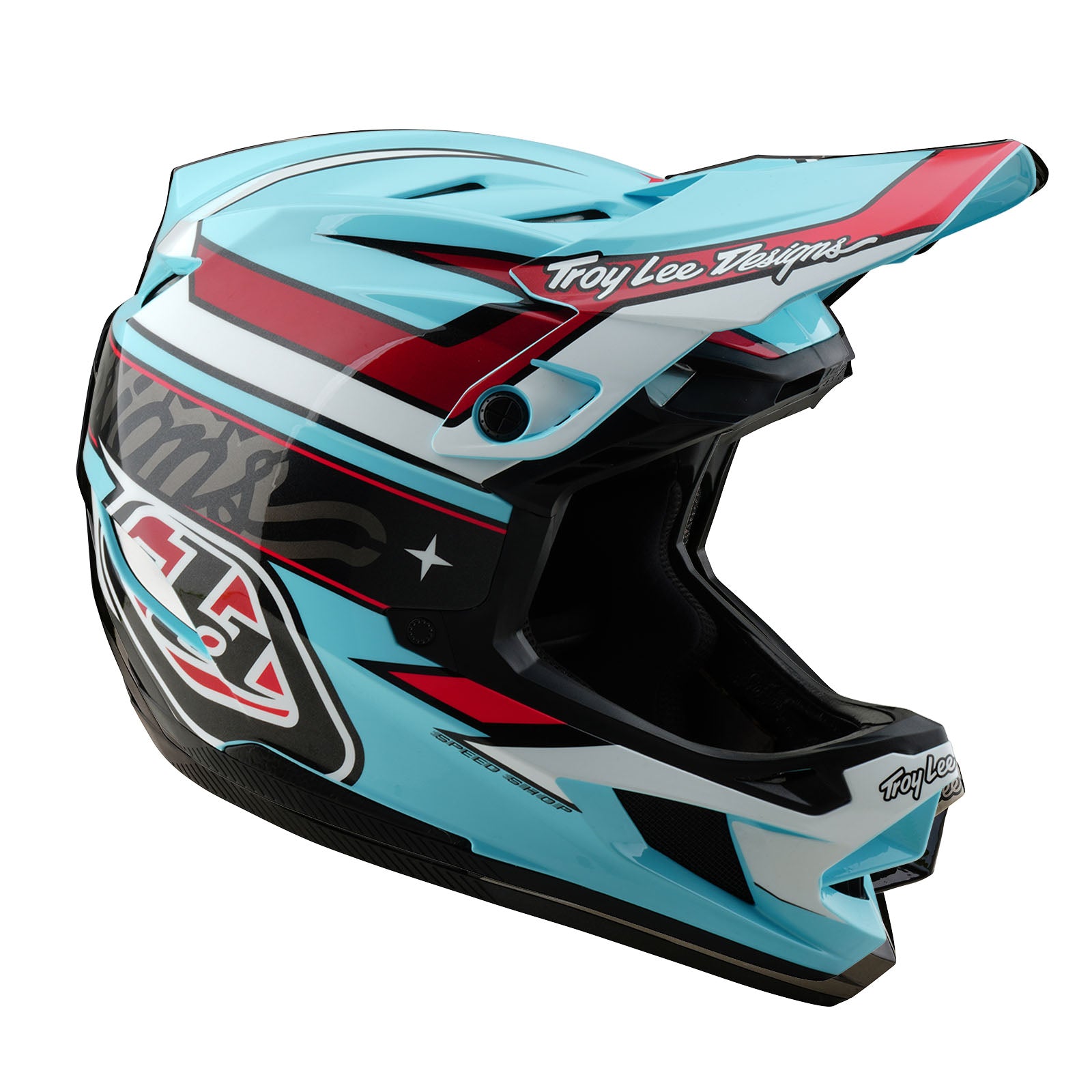 D4 Polyacrylite Helmet Linear Blue - Image 6