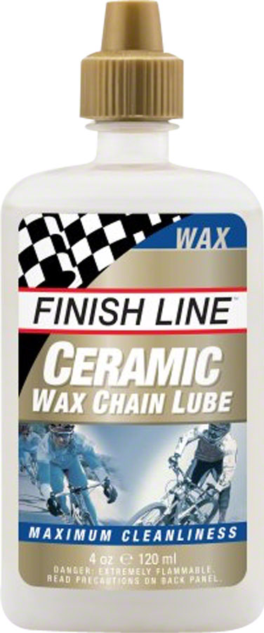 Finish Line Ceramic Wax Bike Chain Lube - 4oz Drip