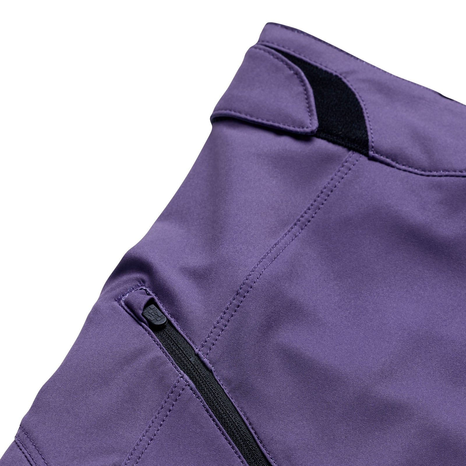 Womens Lilium Short Shell Solid Deep Purple - Image 4