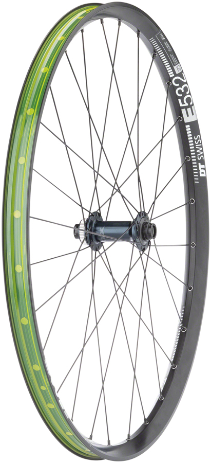 Quality Wheels Shimano SLX/DT E532 Front Wheel - 15 x 110mm, Center-Lock, Black - Image 2