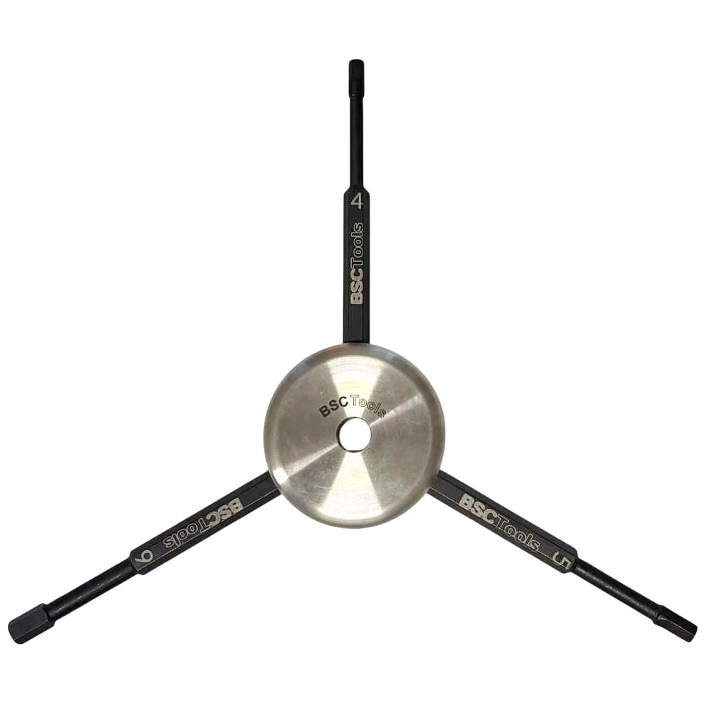 BSC Tools Workshop 3-Way Donut Hex Wrench 456mm Stainless Stl