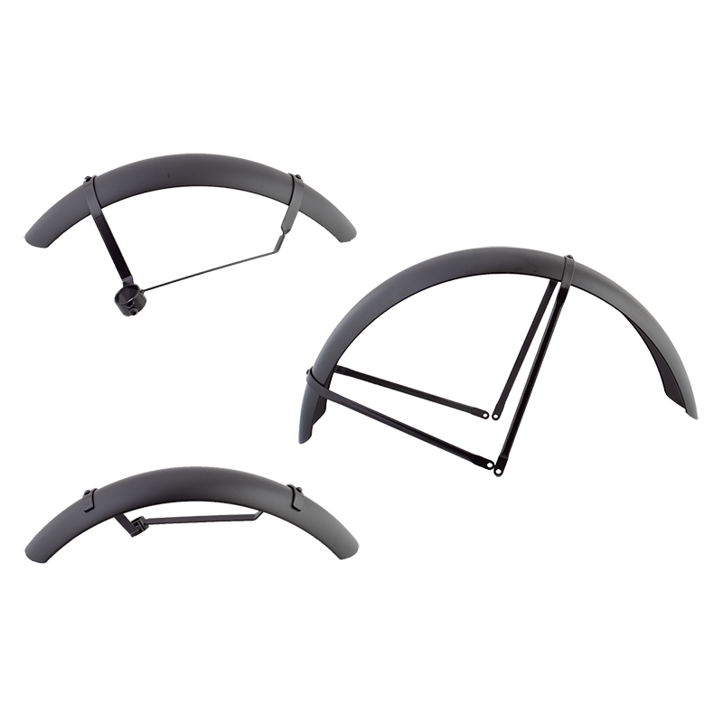 Sun seeker Recumbent Fenders Fenders - Tadpole Fat-Tad & E-Fat Tad Black