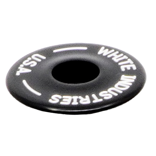 White Industries Headset Top Cap 6061-T6 Aluminum Black