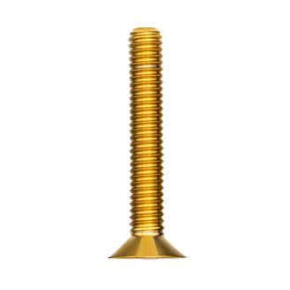 Better Bolts Headset Top Cap Ti Bolt Gold 1/Count