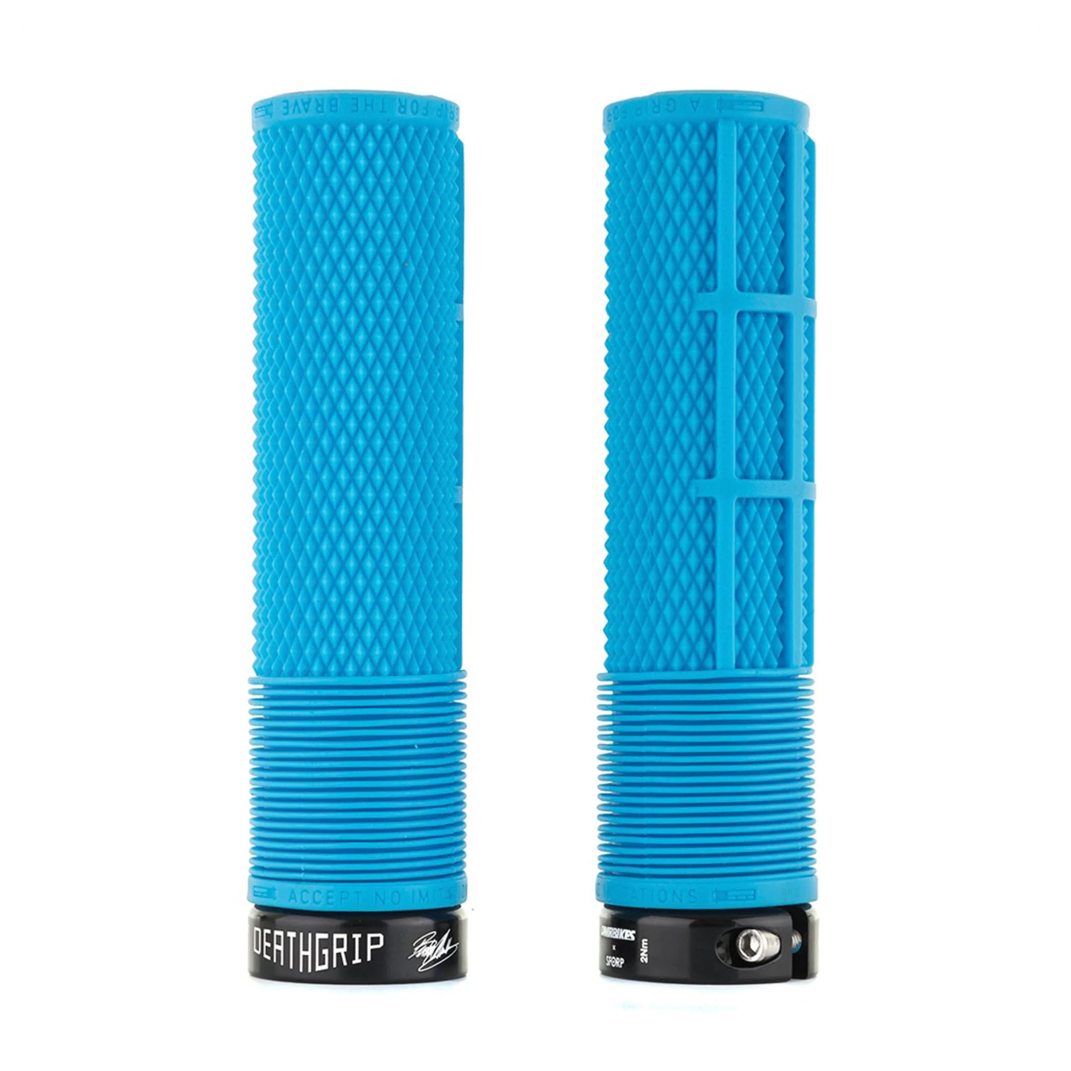 DMR Brendog Flangeless DeathGrip Thin - Blue DMR Brendog Flangeless DeathGrip Thin - Blue