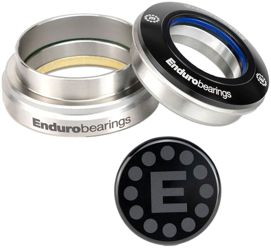 Enduro HDK-0010 Maxhit Zero-Stack Headset Kit- ZS44/28.6 Upper | ZS56/40 Lower Angular Contact Bearings Tapered BLK variant 2