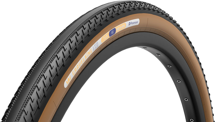 Panaracer GravelKing ZX Tire - 700 x 35 Tubeless Folding Black/Brown Panaracer GravelKing ZX Tire - 700 x 35 Tubeless Folding Black/Brown