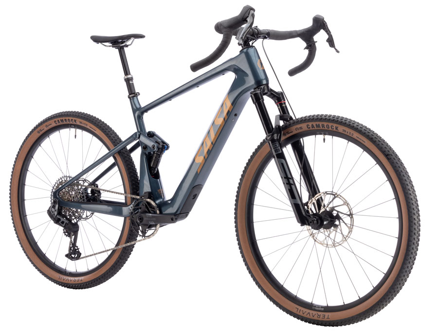 Salsa Wanderosa C Rival GX AXS Transmission Ebike - 29" Carbon Charcoal - Image 2