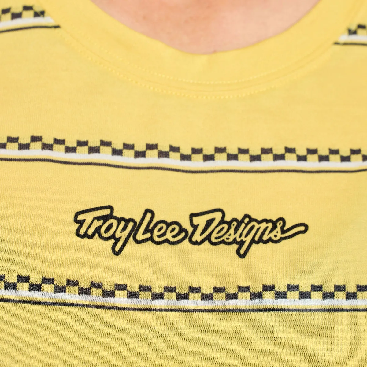 Womens Lilium Ride SS Tee Checked Out Butter - Image 11