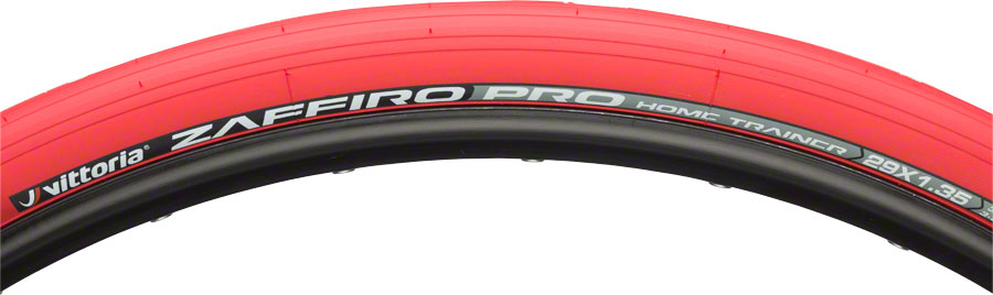 Vittoria Zaffiro Pro Home Trainer Tire - 29 x 1.35 Clincher Folding Red 1C Vittoria Zaffiro Pro Home Trainer Tire - 29 x 1.35 Clincher Folding Red 1C